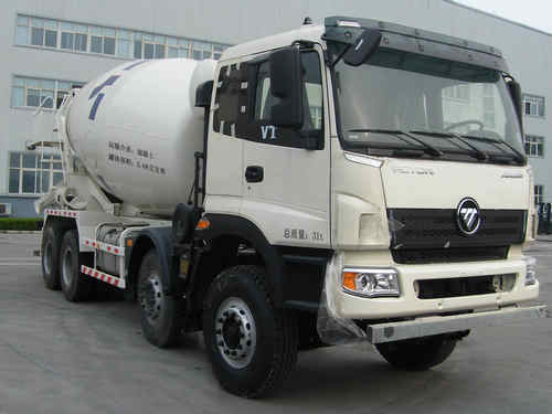 国四欧曼牌BJ5318GJB-XA型混凝土搅拌运输车