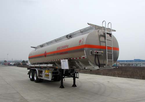 45方二桥铝合金半挂油罐车