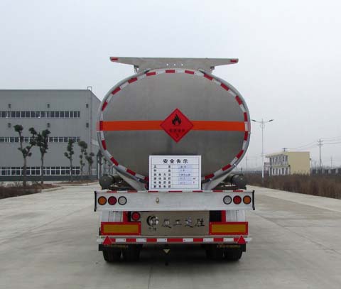 45方二桥铝合金半挂油罐车