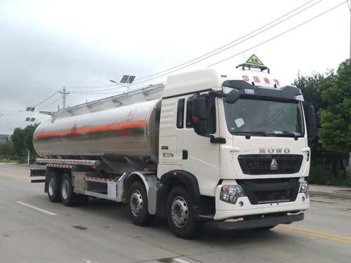 28吨重汽铝合金油罐车