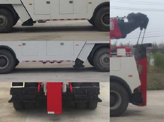 重汽豪沃前四后八拖吊分离重型清障车