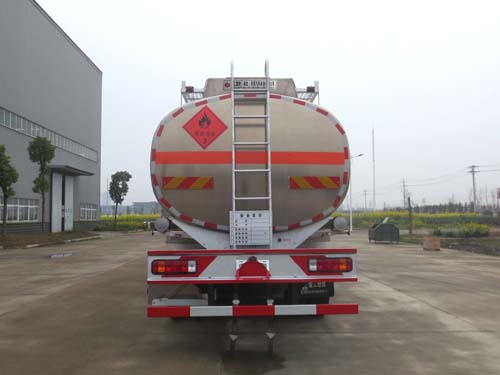 23吨解放J6前四后六铝合金油罐车