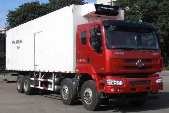 东风柳汽乘龙前四后八冷藏车
