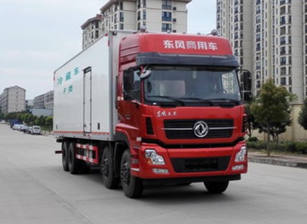 东风天龙前四后八冷藏车