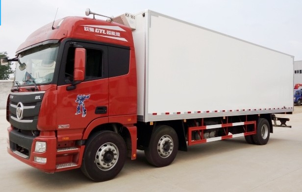 福田欧曼GTL小三轴9.6米冷藏车