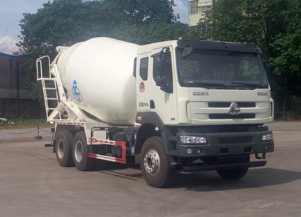 柳汽乘龙后双桥搅拌车