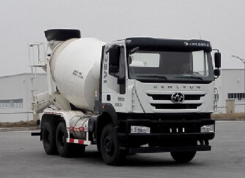 红岩杰狮后双桥搅拌车