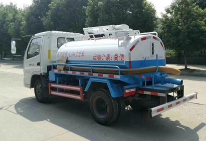 时风蓝牌3方吸粪车