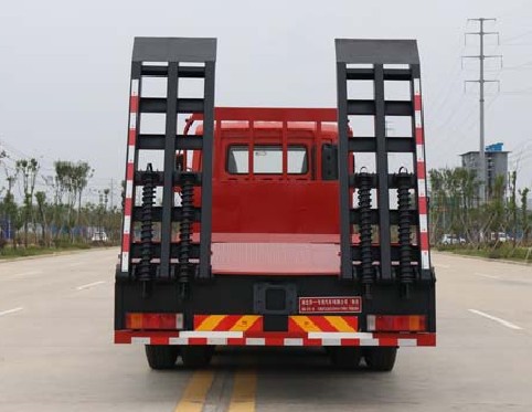 东风特商前四后八平板运输车