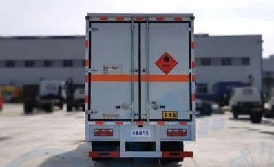 国五解放易燃气体厢式运输车
