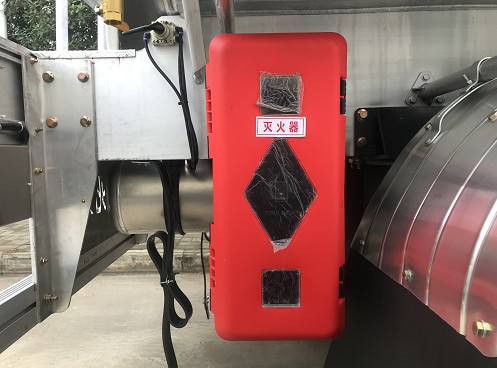 铝合金油罐车灭火器箱图片