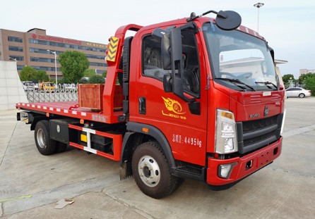 国六重汽豪沃蓝牌清障车