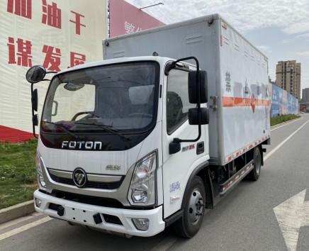 国六福田奥铃速运蓝牌4.1米爆破器材运输车_湖北楚胜汽车