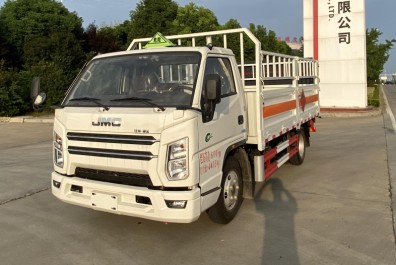 国六江铃宽体蓝牌4.08米气瓶运输车_湖北楚胜汽车