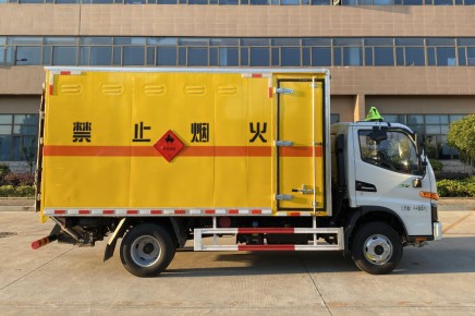 国六江淮骏铃V5蓝牌2类厢长4.1米易燃气体厢式运输车_湖北楚胜汽车