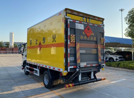 国六江淮骏铃V5蓝牌2类厢长4.1米易燃气体厢式运输车_湖北楚胜汽车