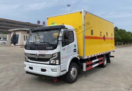 国六东风凯普特5.15米二类易燃气体厢式运输车_湖北楚胜汽车