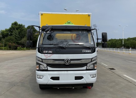 国六东风凯普特5.15米二类易燃气体厢式运输车_湖北楚胜汽车