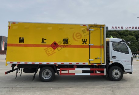 国六东风凯普特5.15米二类易燃气体厢式运输车_湖北楚胜汽车