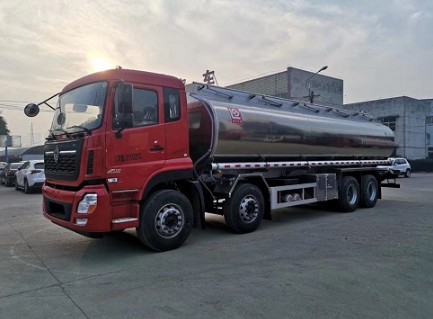 力神牌东风天龙前四后八铝合金供液车_SLS5310TGYD5型供液车