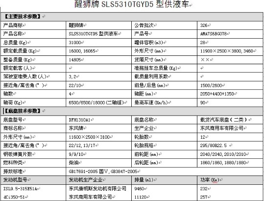 力神牌东风天龙前四后八铝合金供液车整车技术参数图片