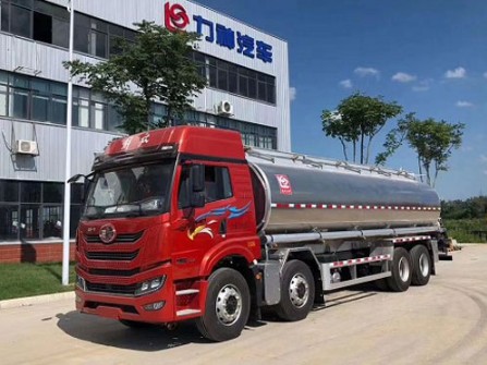 一汽青岛解放前四后八供液车_SLS5320GPGC5Q型普通液体运输车