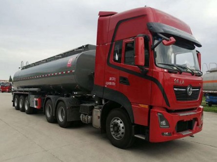 随州力神醒狮牌SLS9400GPG型普通液体运输半挂车