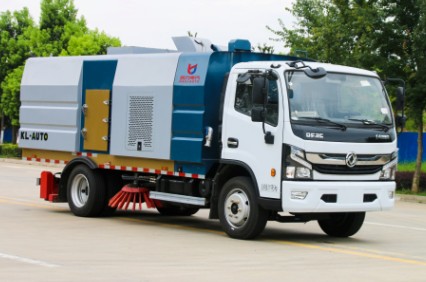 国六东风多利卡|福瑞卡|后置吸尘车_程力威牌CLW5120TXC6SL型吸尘车