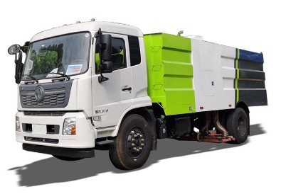 国六东风天锦中置吸尘车_程力威牌CLW5180TXC6SL型吸尘车