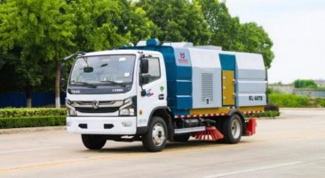 国六东风大多利卡后置吸尘车_凯力风牌KLF5121TXCE6型吸尘车