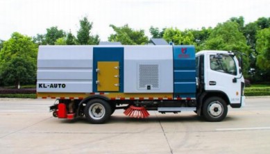 国六东风大多利卡后置吸尘车_凯力风牌KLF5121TXCE6型吸尘车