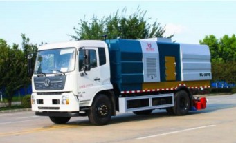 国六东风天锦后置吸尘车_凯力风牌KLF5180TXCD6型吸尘车