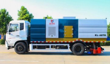 国六东风天锦后置吸尘车_凯力风牌KLF5180TXCD6型吸尘车