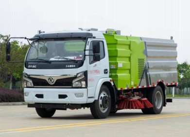 国六东风多利卡|福瑞卡扫路车_程力威牌CLW5120TSL6型扫路车