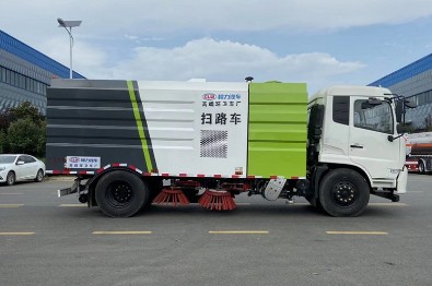 国六东风天锦扫路车_程力威牌CLW5180TSLD6型扫路车