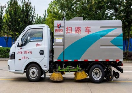 国六东风途逸扫路车_程力威牌CLW5030TSL6型扫路车