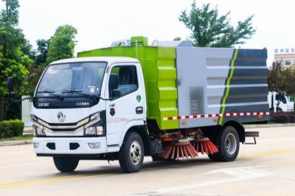 国六东风小多利卡扫路车_程力威牌CLW5070TSLE6型扫路车