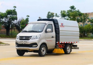 国六长安扫路车_2700轴距_凯力风牌KLF5031TSLS6型扫路车