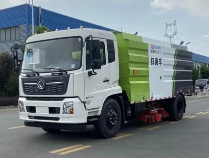 国六东风天锦扫路车_凯力风牌KLF5180TSLD6型扫路车