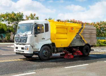 国六东风天锦扫路车_凯力风牌KLF5180TSLD6型扫路车