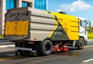 国六东风天锦扫路车_凯力风牌KLF5180TSLD6型扫路车