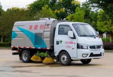 国六东风途逸扫路车_凯力风牌KLF5030TSLE6型扫路车