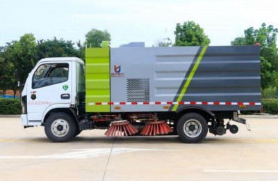 国六东风小多利卡扫路车_凯力风牌KLF5070TSLE6型扫路车