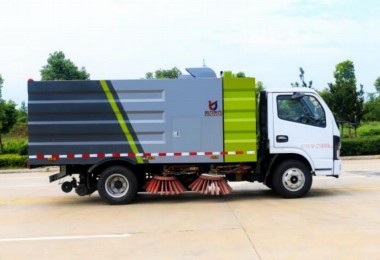 国六东风小多利卡扫路车_凯力风牌KLF5070TSLE6型扫路车