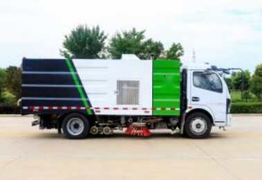 国六东风大多利卡洗扫车_程力威牌CLW5120TXS6型洗扫车