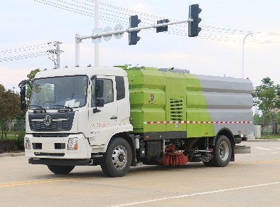 国六东风天锦洗扫车_程力威牌CLW5180TXSD6型洗扫车