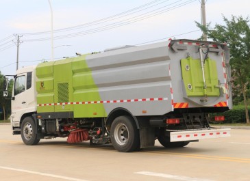 国六东风天锦洗扫车_程力威牌CLW5180TXSD6型洗扫车