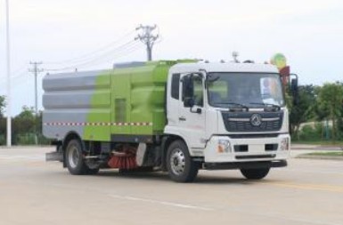 国六东风天锦洗扫车_程力威牌CLW5180TXSD6型洗扫车