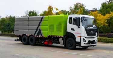 国六东风天龙洗扫车_程力威牌CLW5250TXSD6型洗扫车