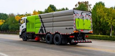 国六东风天龙洗扫车_程力威牌CLW5250TXSD6型洗扫车
